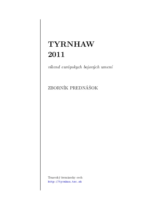 tyrnhau2011- front